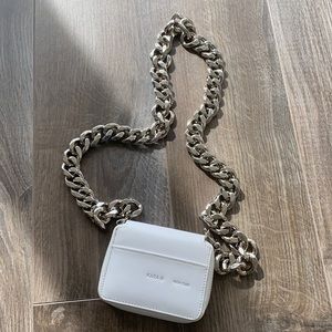 Cute bag with heavy metal chain